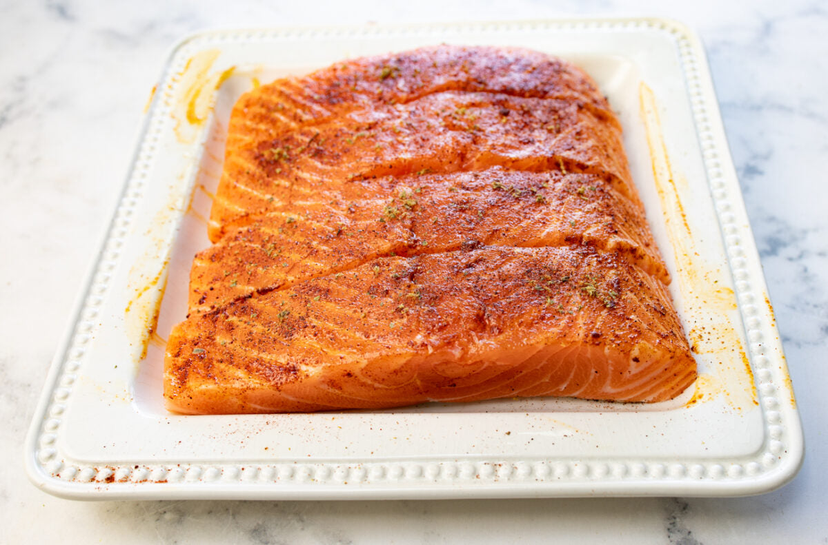 Salmon (Sushi Grade, 8oz piece)